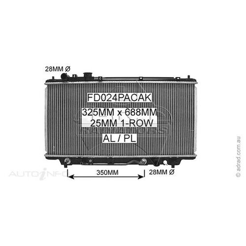 Adrad Radiator - FD024PACAK