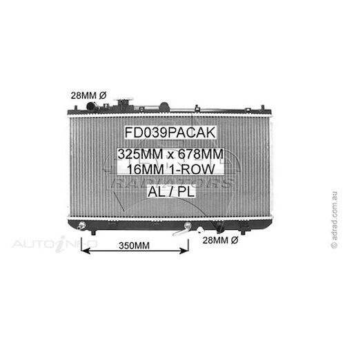 Adrad Radiator - FD039PACAK