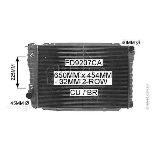 Adrad Radiator - FD9207CA