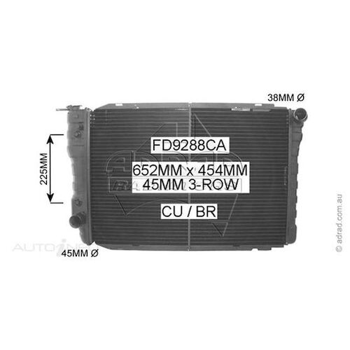 Adrad Radiator - FD9288CA