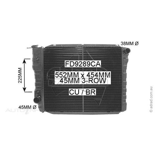 Adrad Radiator - FD9289CA