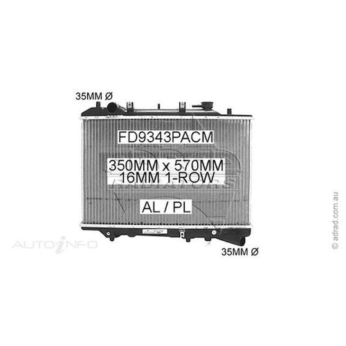 Adrad Radiator - FD9343PACM