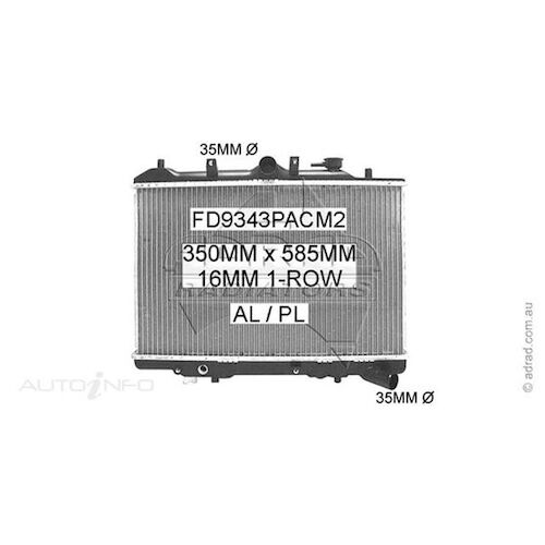 Adrad Radiator - FD9343PACM2