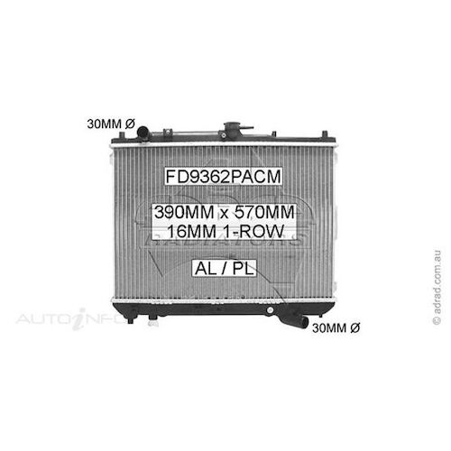 Adrad Radiator - FD9362PACM