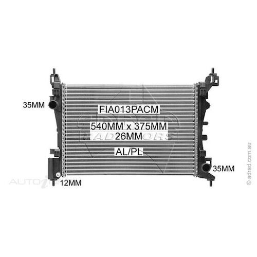 Adrad Radiator - FIA013PACM