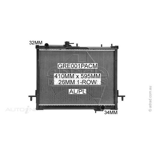 Adrad Radiator - GRE001PACM