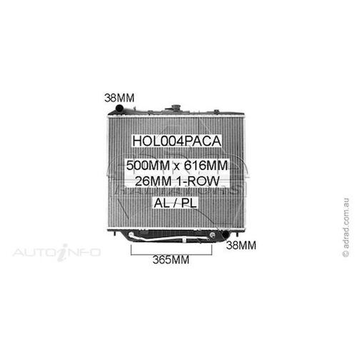 Adrad Radiator - HOL004PACA