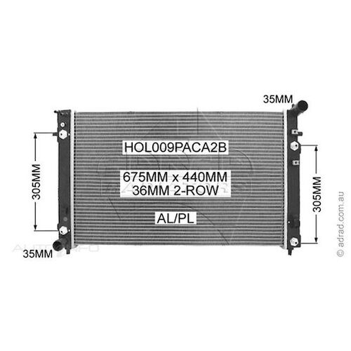 Adrad Radiator - HOL009PACA2B