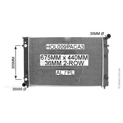Adrad Radiator - HOL009PACA3