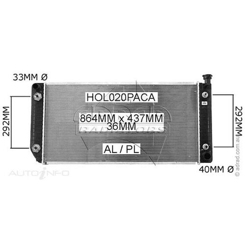 Adrad Radiator - HOL020PACA