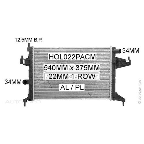 Adrad Radiator - HOL022PACM