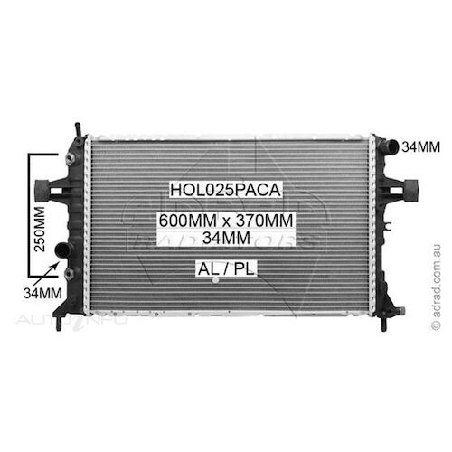 Adrad Radiator - HOL025PACA