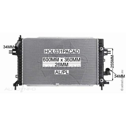 Adrad Radiator - HOL031PACAD