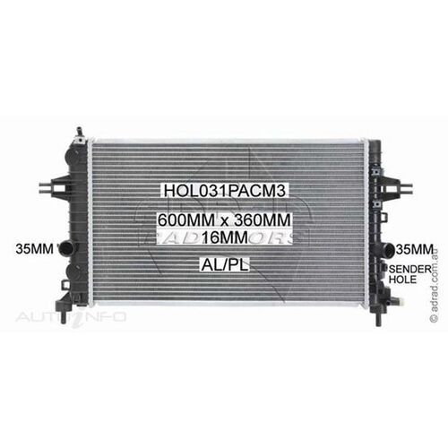 Adrad Radiator - HOL031PACM3