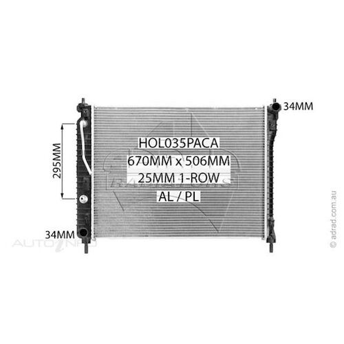 Adrad Radiator - HOL035PACA