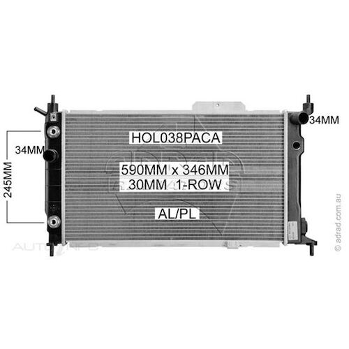 Adrad Radiator - HOL038PACA