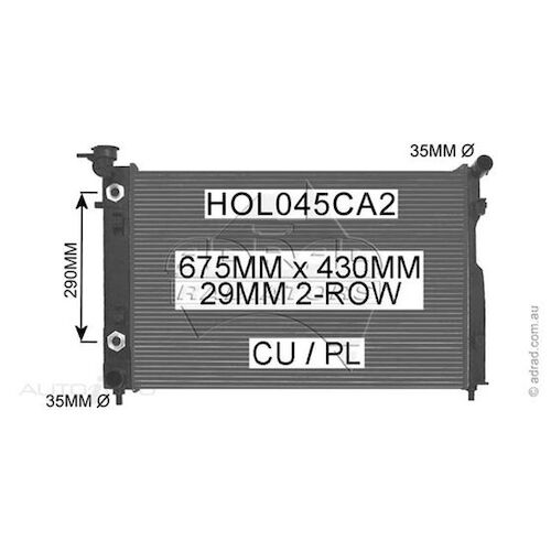 Adrad Radiator - HOL045CA2