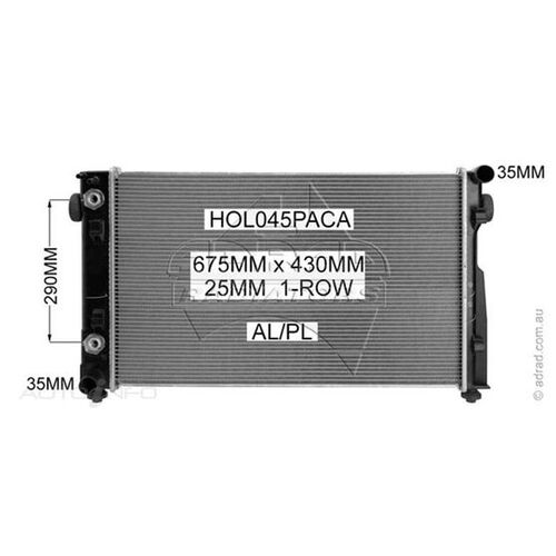 Adrad Radiator - HOL045PACA