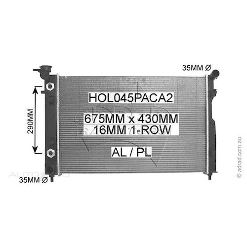 Adrad Radiator - HOL045PACA2B