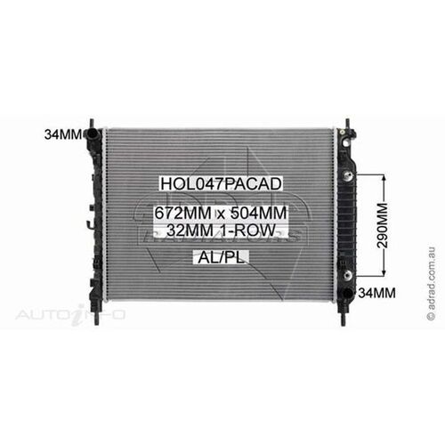 Adrad Radiator - HOL047PACAD