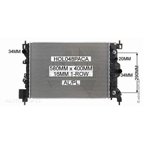 Adrad Radiator - HOL048PACA