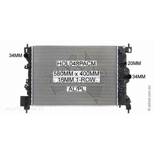 Adrad Radiator - HOL048PACM