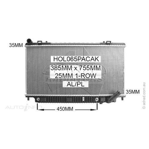 Adrad Radiator - HOL065PACAK