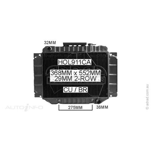 Adrad Radiator - HOL911CA