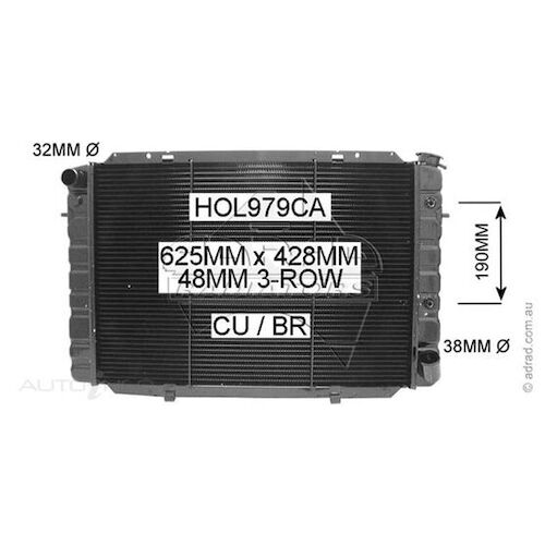 Adrad Radiator - HOL979CA