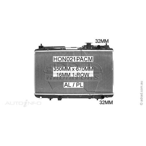 Adrad Radiator - HON021PACM