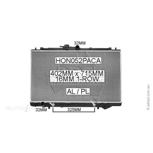 Adrad Radiator - HON052PACAK