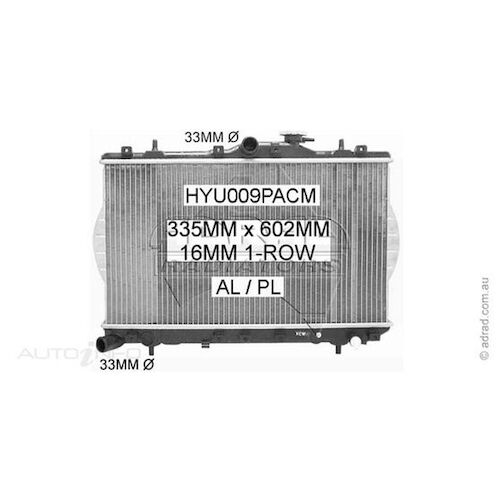 Adrad Radiator - HYU009PACM