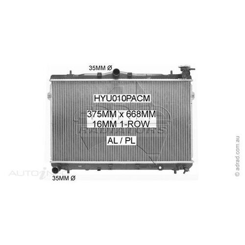 Adrad Radiator - HYU010PACM