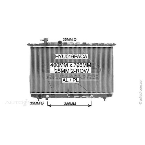 Adrad Radiator - HYU016PACA