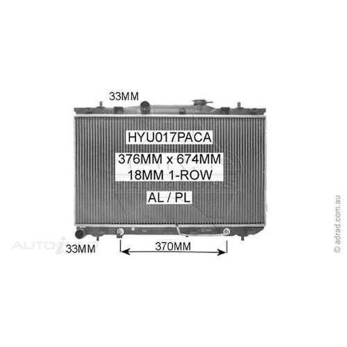 Adrad Radiator - HYU017PACA