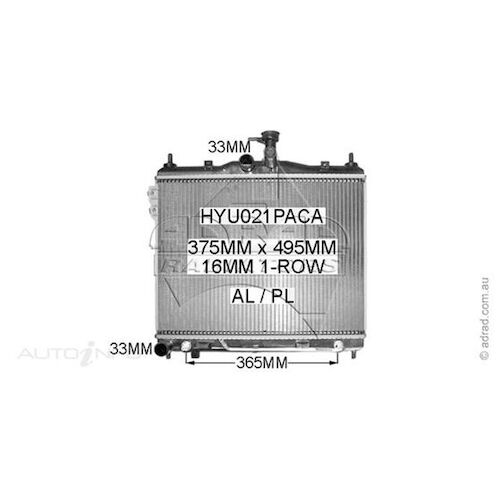 Adrad Radiator - HYU021PACA