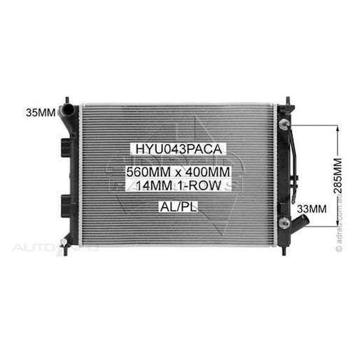 Adrad Radiator - HYU043PACA