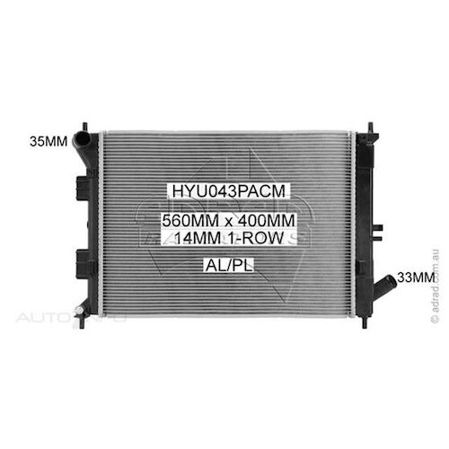 Adrad Radiator - HYU043PACM
