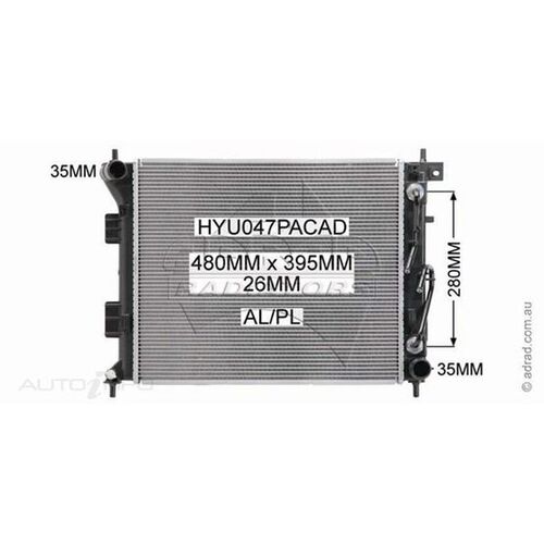 Adrad Radiator - HYU047PACAD