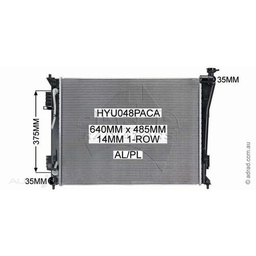 Adrad Radiator - HYU048PACA
