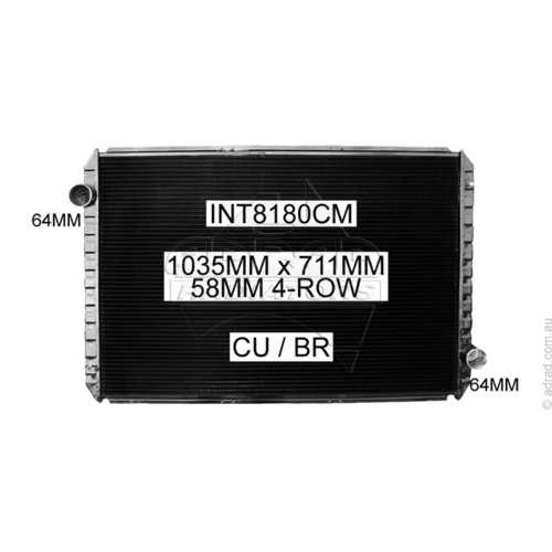 Adrad Radiator - INT8180CM