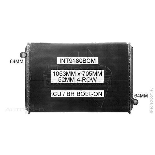 Adrad Radiator - INT9180BCM