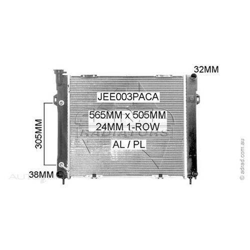 Adrad Radiator - JEE003PACA
