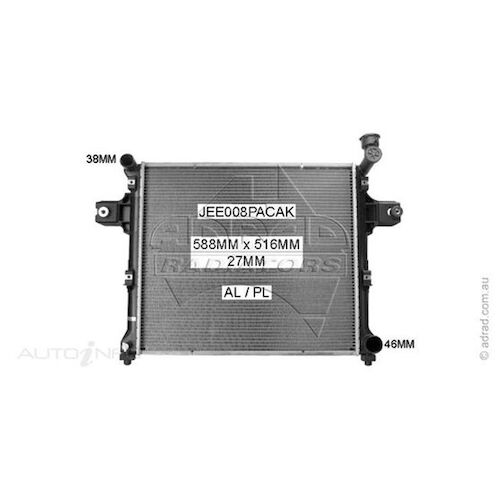 Adrad Radiator - JEE008PACAK