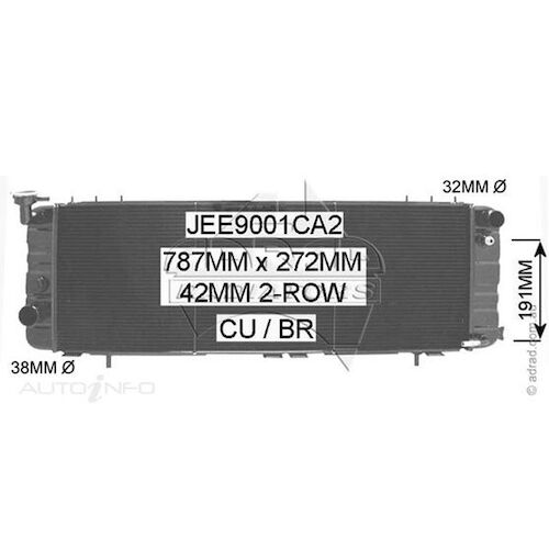 Adrad Radiator - JEE9001CA2