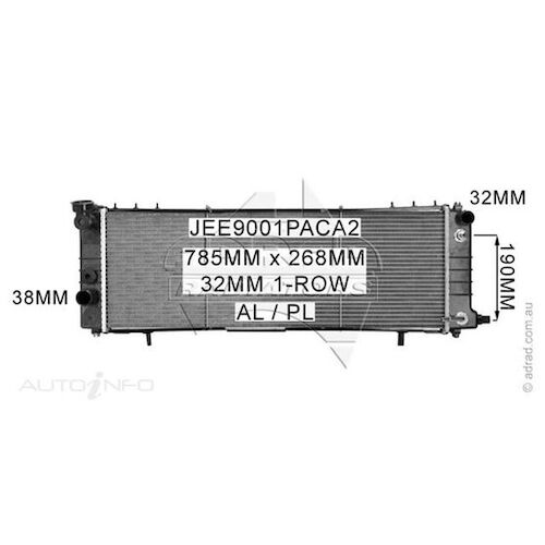 Adrad Radiator - JEE9001PACA2
