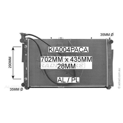 Adrad Radiator - KIA004PACA