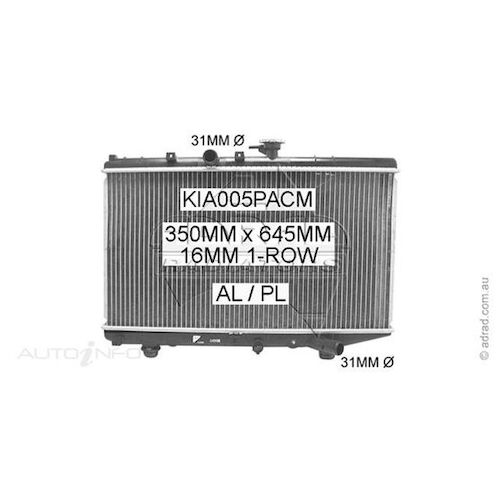 Adrad Radiator - KIA005PACM