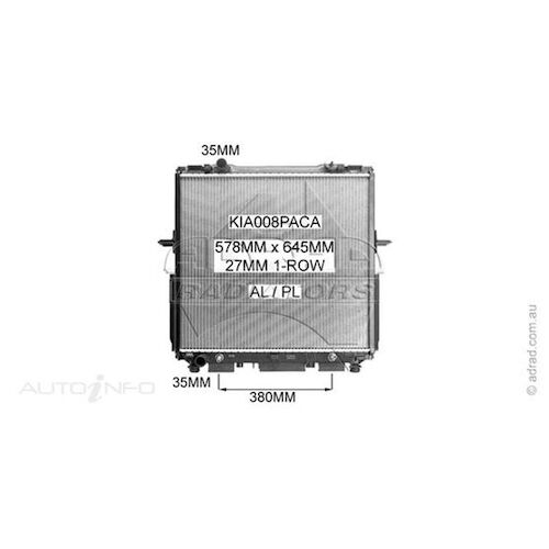 Adrad Radiator - KIA008PACA