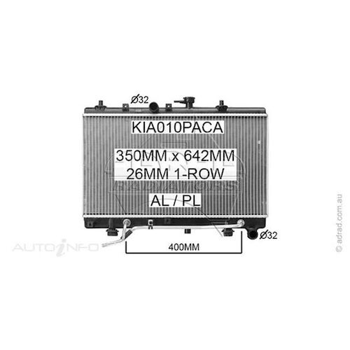 Adrad Radiator - KIA010PACA
